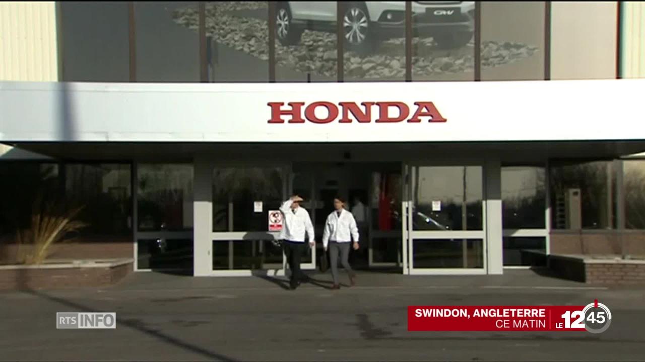 Honda annonce la suppression de 3'500 emplois dans son usine de Swindon en Angleterre d'ici 2021.