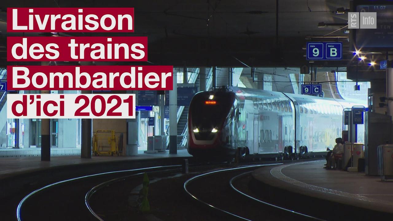 Tous les nouveaux trains Bombardier devraient être livrés aux CFF en 2021