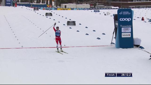 Lenzerheide (SUI), Mass Start dames: Therese Johaug (NOR) s’impose