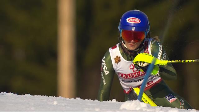 Are (SWE), slalom dames, 2e manche: Shiffrin (USA) est championne du monde