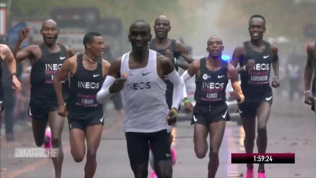 Marathon: nouveau record du marathon pour Eliud Kipchoge