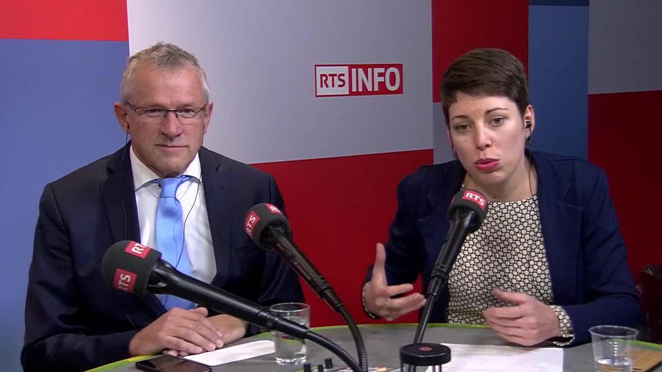 Candidature de Regula Rytz: débat entre Lisa Mazzone et Benjamin Roduit