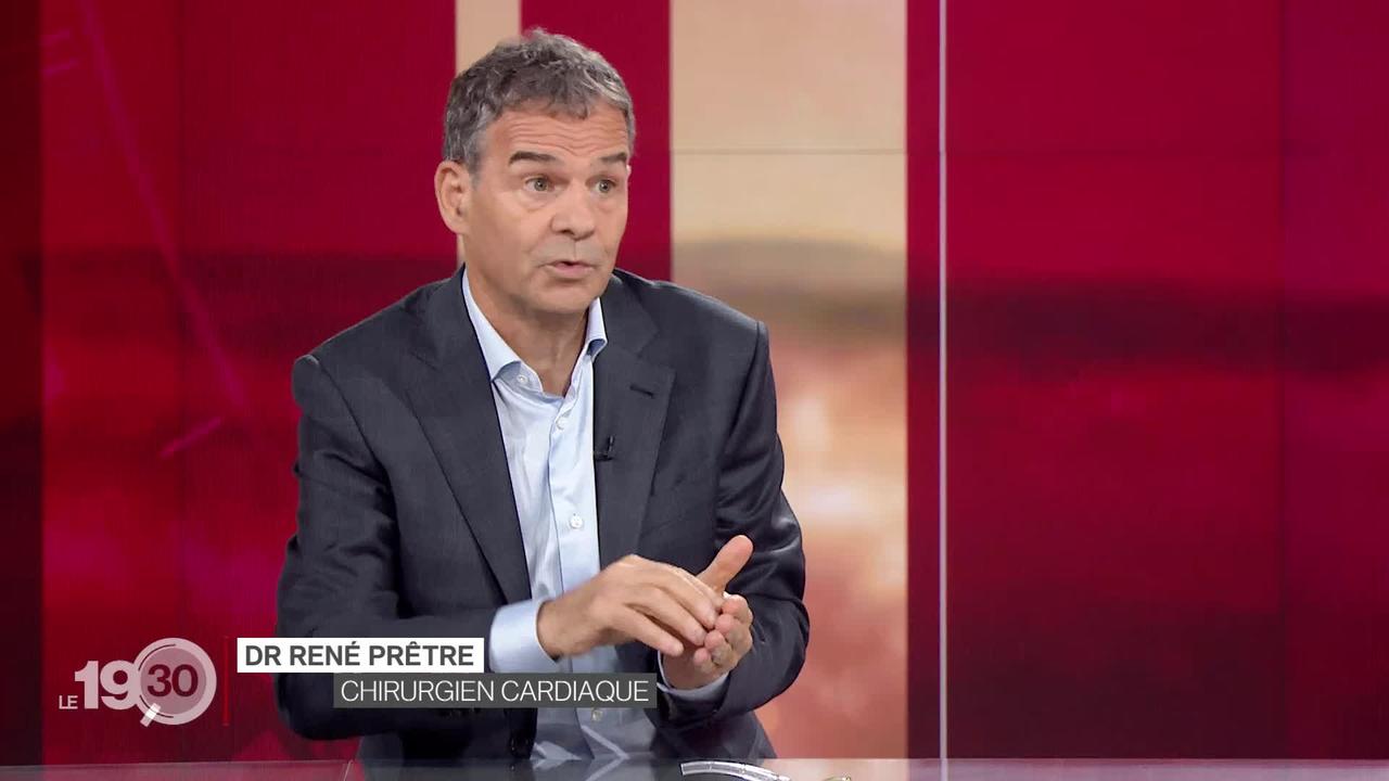René Prêtre: "J'évalue mes interventions entre 5000 et 6000. 80% sont opérés dans la première année de vie."