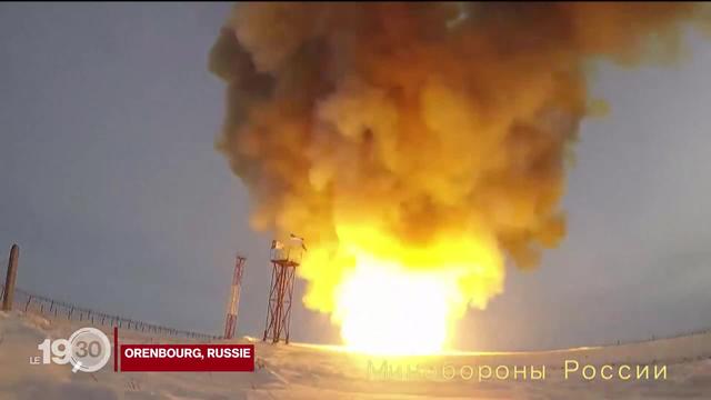 La Russie a dévoilé son nouveau missile hypersonique, qui relance la course aux armements.