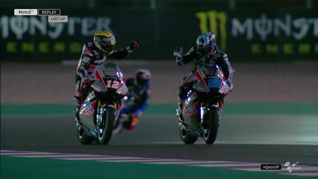 Qatar, moto 2: Luthi (SUI) s'incline pour 26 millièmes face à Baldassari (ITA)