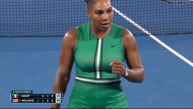 8e, S. Halep (ROU) – S. Williams (USA) 1-6 6-4 4-6: Serena sort la numéro 1 mondiale en trois sets