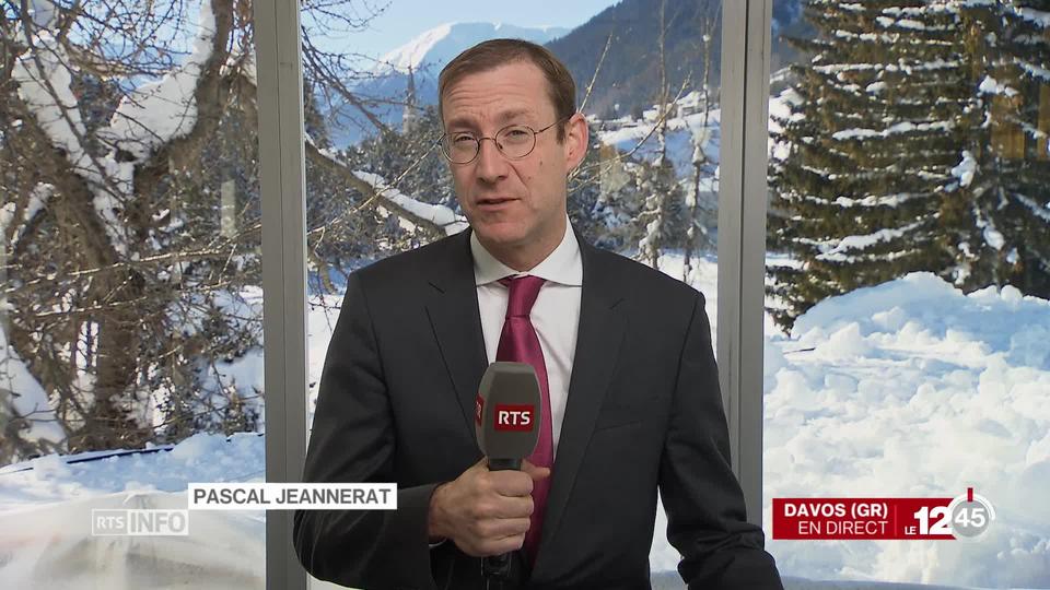 Pascal Jeannerat à Davos: "Le FMI a revu à la baisse les perspectives de croissance pour l'année 2019".