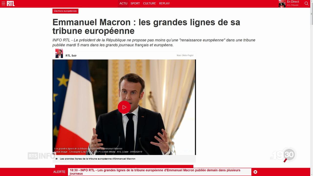 Le président français a pris position contre les partis d'extrême droite en Europe
