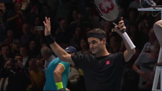 Round Robin: R.Federer (SUI) - M.Berrettini (ITA) (7-6, 6-3): Federer bat Berrettini pour son 2e match du Masters