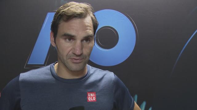 Open d’Australie: Federer à l’interview après sa défaite en 8es contre Tsitsipas