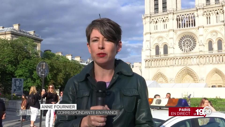 Anne Fournier, correspondante en France: "Notre Dame est un peu plus vivante aujourd'hui pour les fidèles et voisins de la cathédrale".