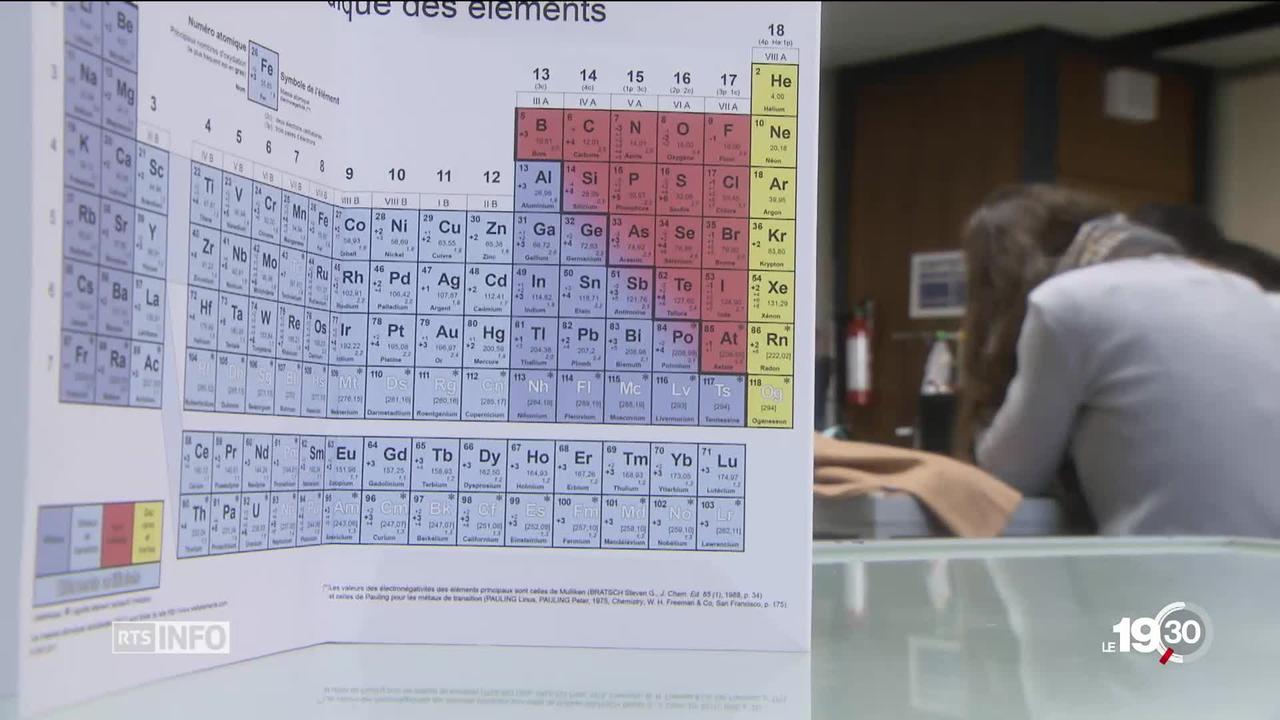 Symbole de la chimie, le tableau périodique des éléments fête ses 150 ans
