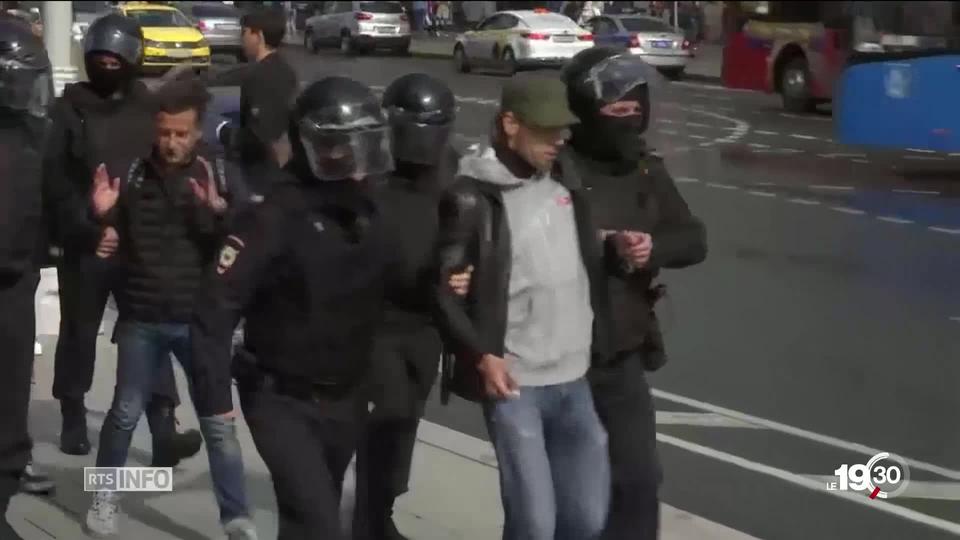 Vague d'arrestation à Moscou lors d'une manifestation de l'opposition