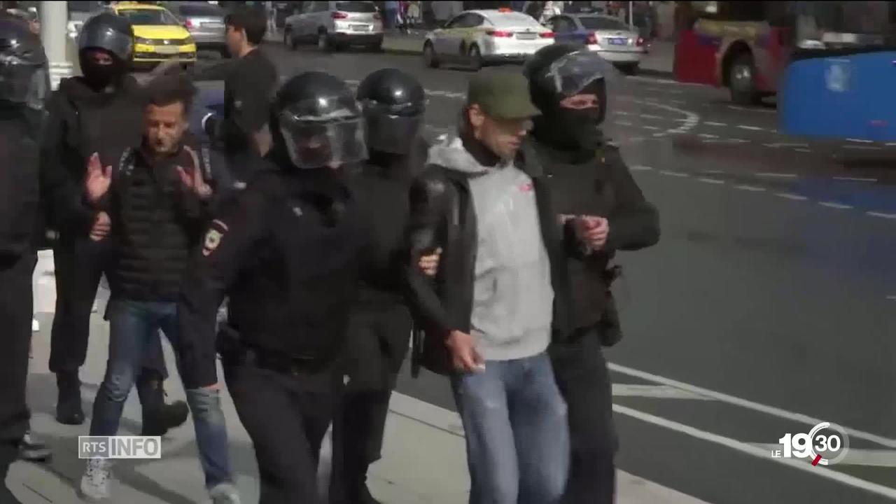 Vague d'arrestation à Moscou lors d'une manifestation de l'opposition
