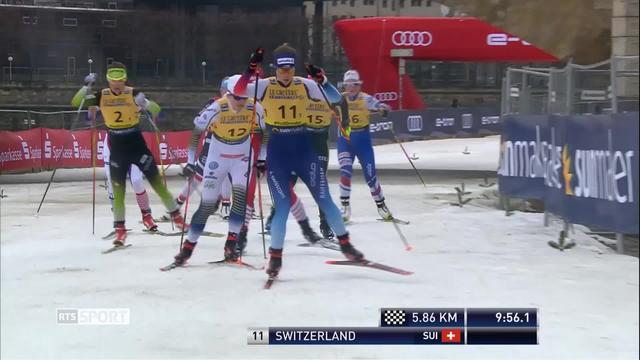 Ski de fond: les duos suisses proches du podium