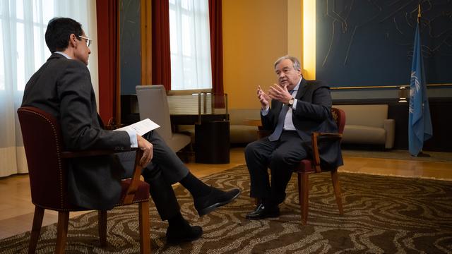 Antonio Guterres: "Il y a une méfiance contre le système, exemple les gilets jaunes"