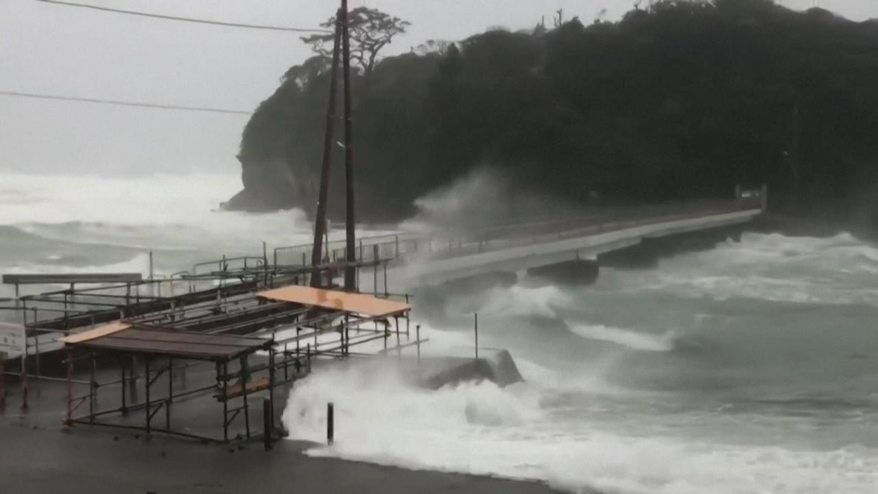 Le typhon Hagibis s'apprête à frapper le Japon.