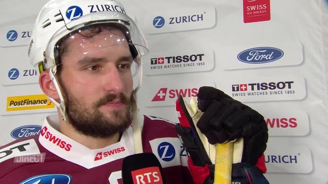 Swiss Ice Hockey Challenge, Suisse - Norvège (5-0): Praplan à l'interview après la victoire