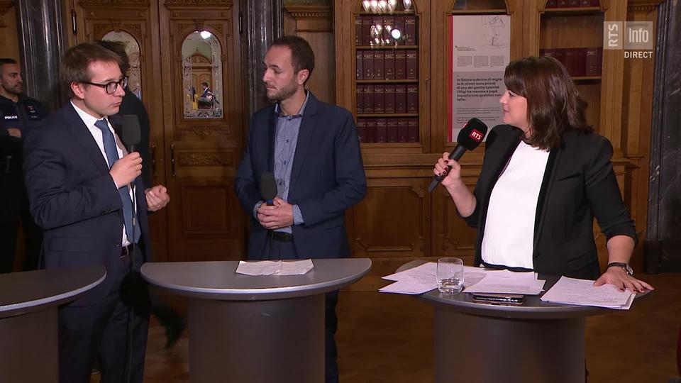 Réactions de Philippe Nantermod et Mathias Reynard