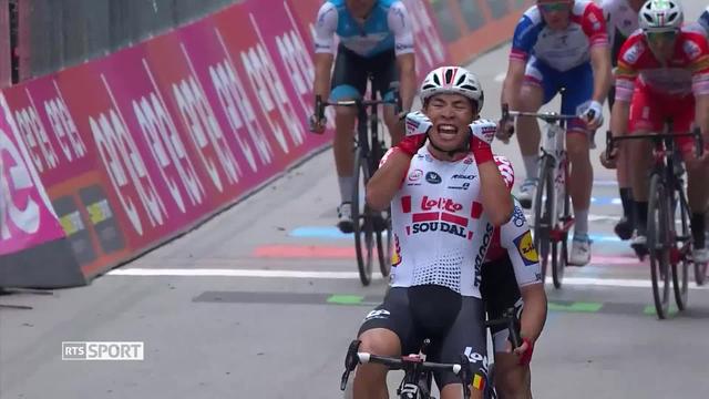 Cyclisme, Tour d'Italie: Caleb Ewan enlève la 8e étape au sprint