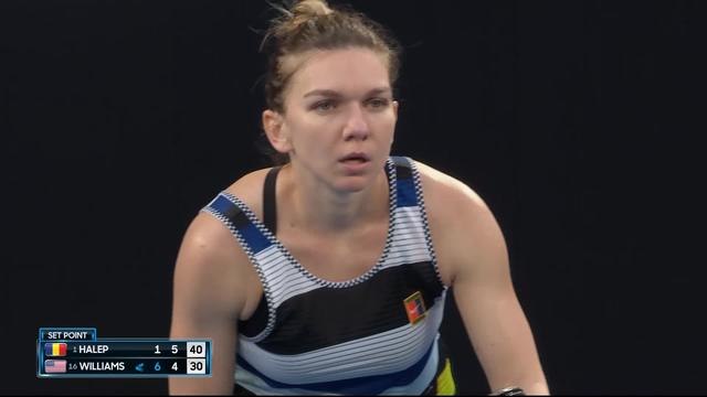 8e, S. Halep (ROU) – S. Williams (USA) 1-6, 6-4: Halep revient à un set partout