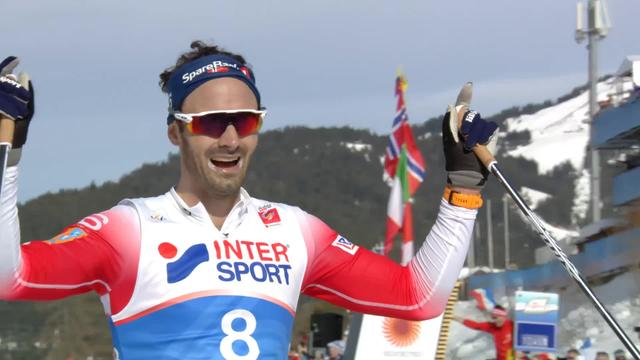 Ski nordique: le norvégien remporte l'or.