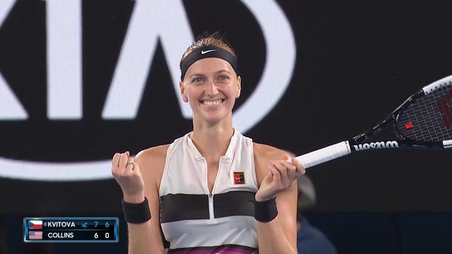1-2 finale, Petra Kvitova se qualifie pour la finale à Melbourne