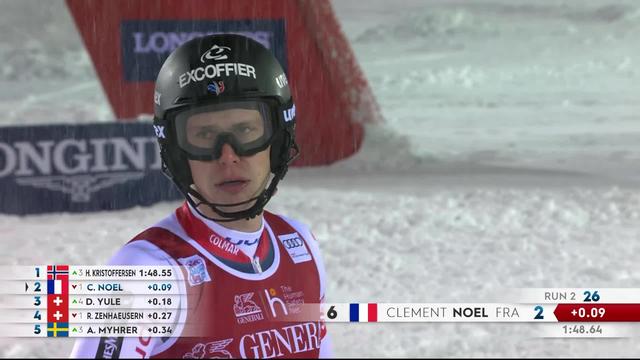 Levi (FIN) slalom messieurs: Clément Noël (FRA) termine 2e