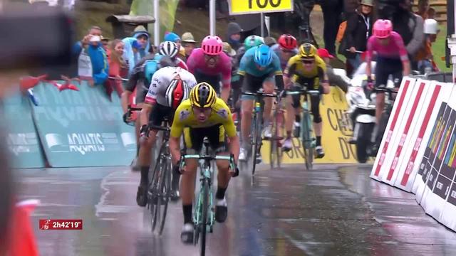 Cyclisme, Tour de Romandie: la 4ème étape remportée par Primo Roglic