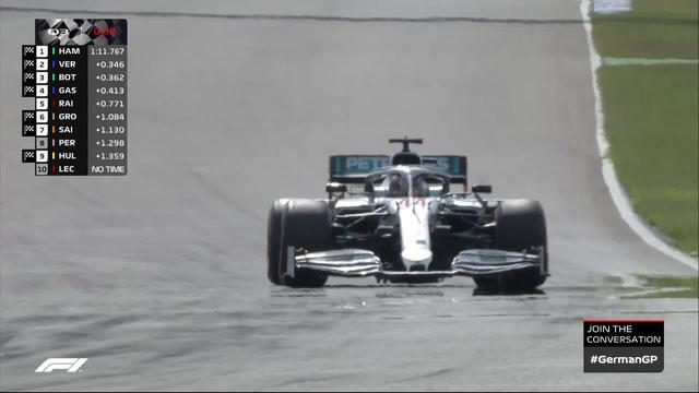 GP d’Allemagne (#11), Q3: Hamilton )GBR) prend la pole position