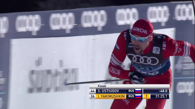 Toblach (ITA), 15km messieurs: S. Ustiugov (RUS) victorieux