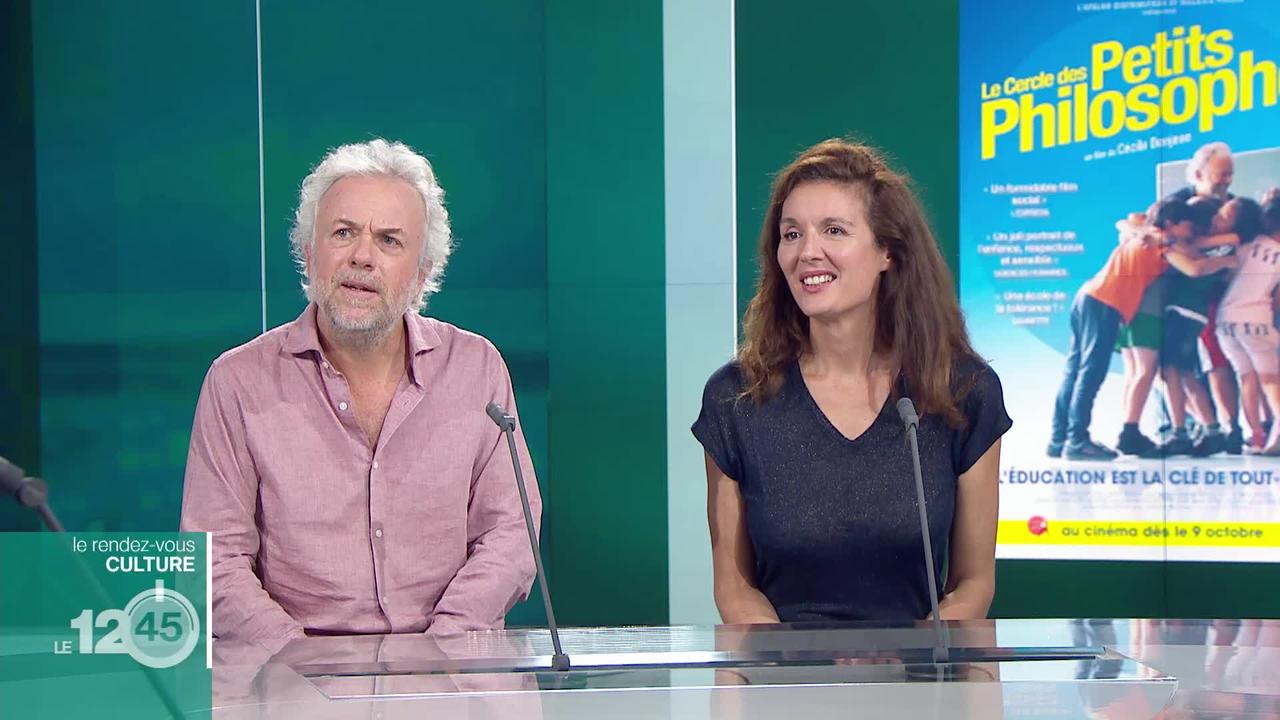 Rendez-vous culture: Cécile Denjean et Frédéric Lenoir pour la sortie du documentaire "Le Cercle des petits philosophes".