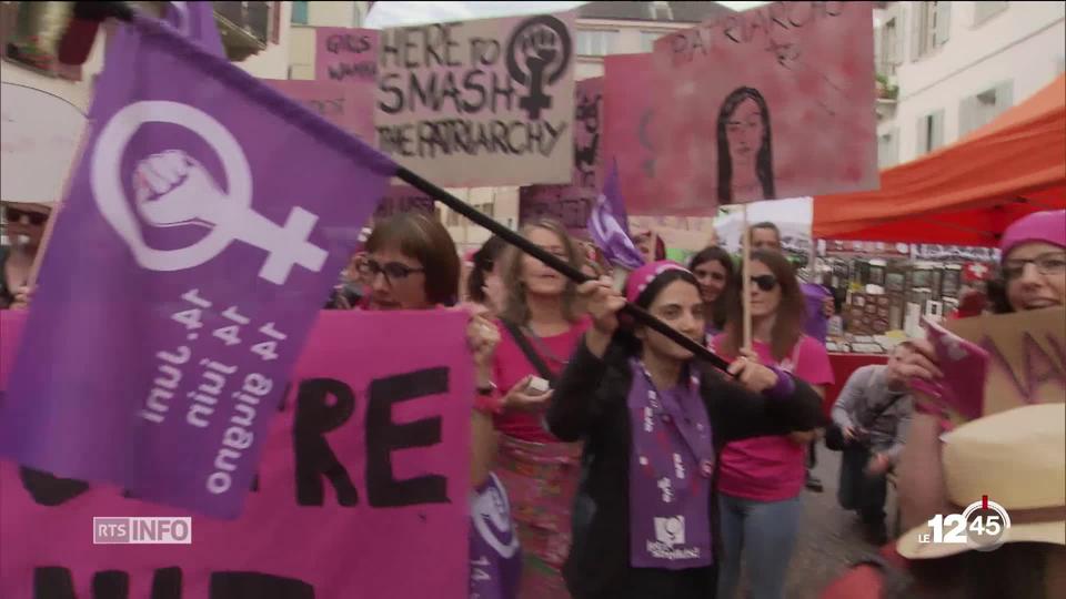 Grève des femmes: importante mobilisation dans plusieurs villes de Suisse romande.