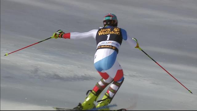 Kranjska Gora (SLO), slalom messieurs 2e manche: Daniel Yule (SUI)