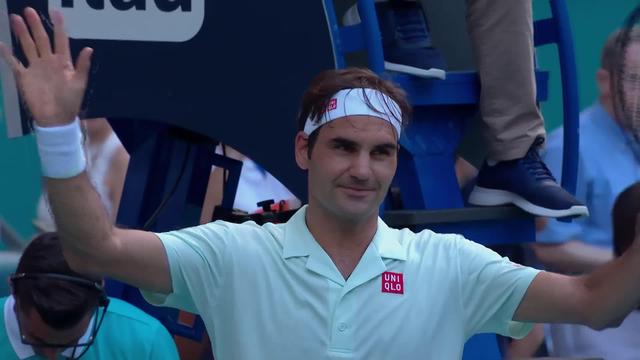 ATP Miami, 1-16e, Krajinovic (SRB) - Federer (SUI) (5-7, 3-6)