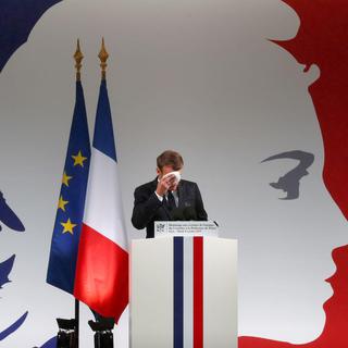 Macron-Préfecture de Paris [EPA / Keystone - Ian Langsdon]