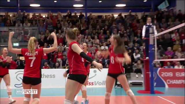 Volleyball, championnats d'Europe: première participation de l'équipe de Suisse féminine