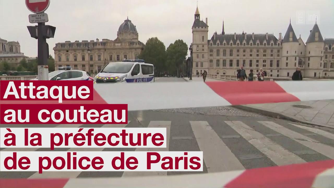 Quatre morts dans une attaque au couteau à la préfecture de police de Paris