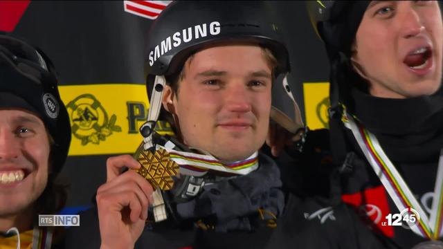 Ski freestyle: le Suisse Fabian Bösch sacré champion du monde à Big Air, dans l'Utah.