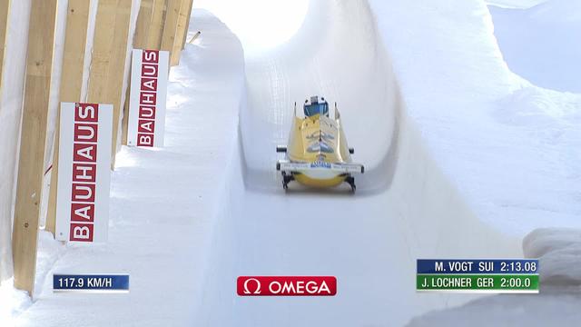 St-Moritz (SUI), 2e manche: le duo allemand Friedrich-Schueller victorieux
