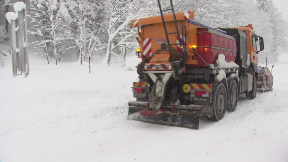 Fortes chutes de neige en Autriche