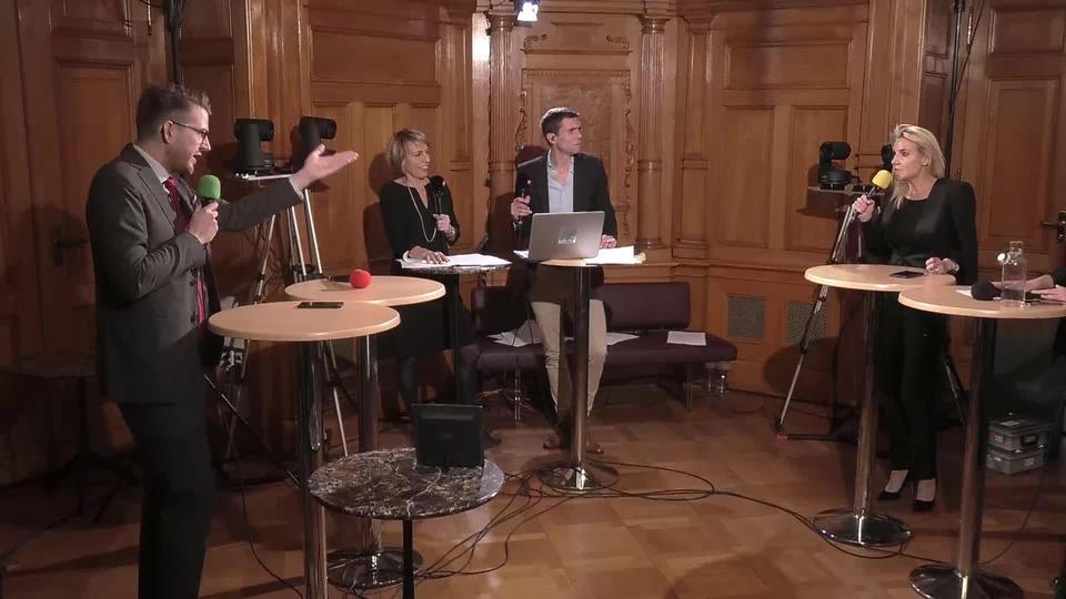 Faut-il réguler l’activité des lobbystes au Parlement? Débat entre Céline Amaudruz et Baptiste Hurni