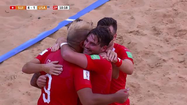 Beach Soccer: la Suisse bat les USA (8-6)