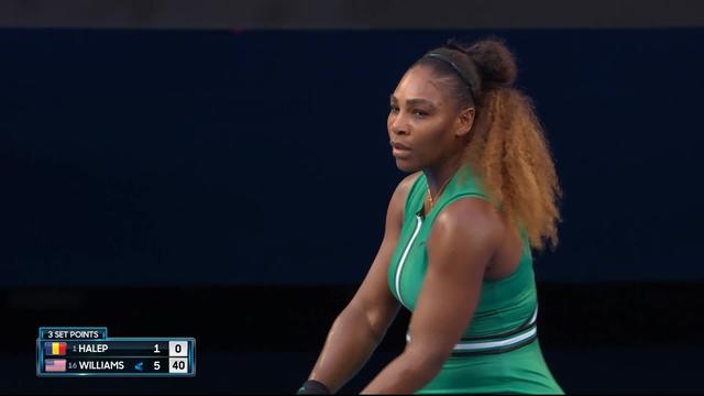 8e, S. Halep (ROU) – S. Williams (USA) 1-6: première manche facile pour Serena