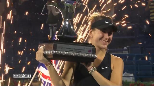 WTA Dubaï, finale: magnifique victoire de Belinda Bencic