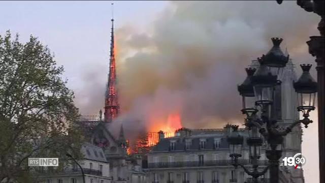 La cathédrale Notre-Dame de Paris ravagée par les flammes, les explications d'Anne Fournier