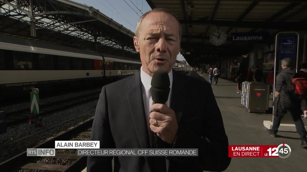 Les CFF prévoient d'importants chantiers en Suisse romande. Alain Barbey, directeur régional des CFF est notre invité