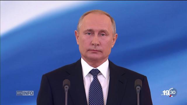 Vladimir Poutine est à la tête de la Russie depuis 20 ans. Aujourd'hui il fait face à une contestation croissante.