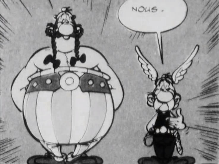 Astérix et Obélix en 1974. [RTS]