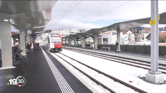 Châtel-St-Denis (FR) inaugure sa nouvelle gare. Une réalisation majeure pour Vincent Ducrot avant de prendre la tête des CFF.